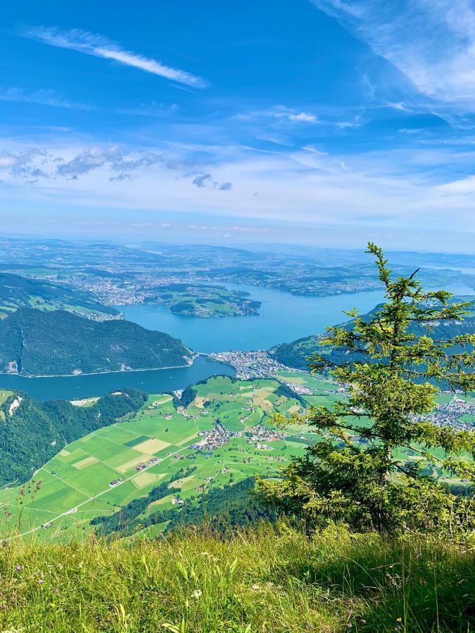 The Swiss Paradise 2 Apartment With Garden, Whirlpool, And Mountain Panorama Wirzweli Bagian luar foto