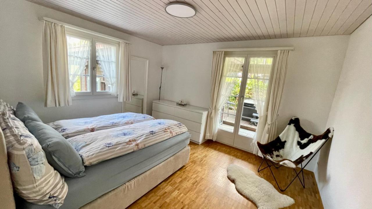 The Swiss Paradise 2 Apartment With Garden, Whirlpool, And Mountain Panorama Wirzweli Bagian luar foto