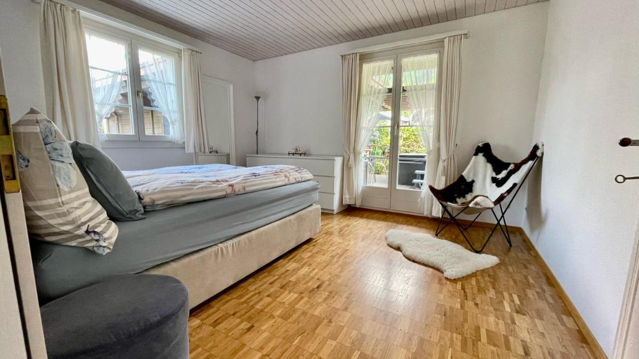 The Swiss Paradise 2 Apartment With Garden, Whirlpool, And Mountain Panorama Wirzweli Bagian luar foto