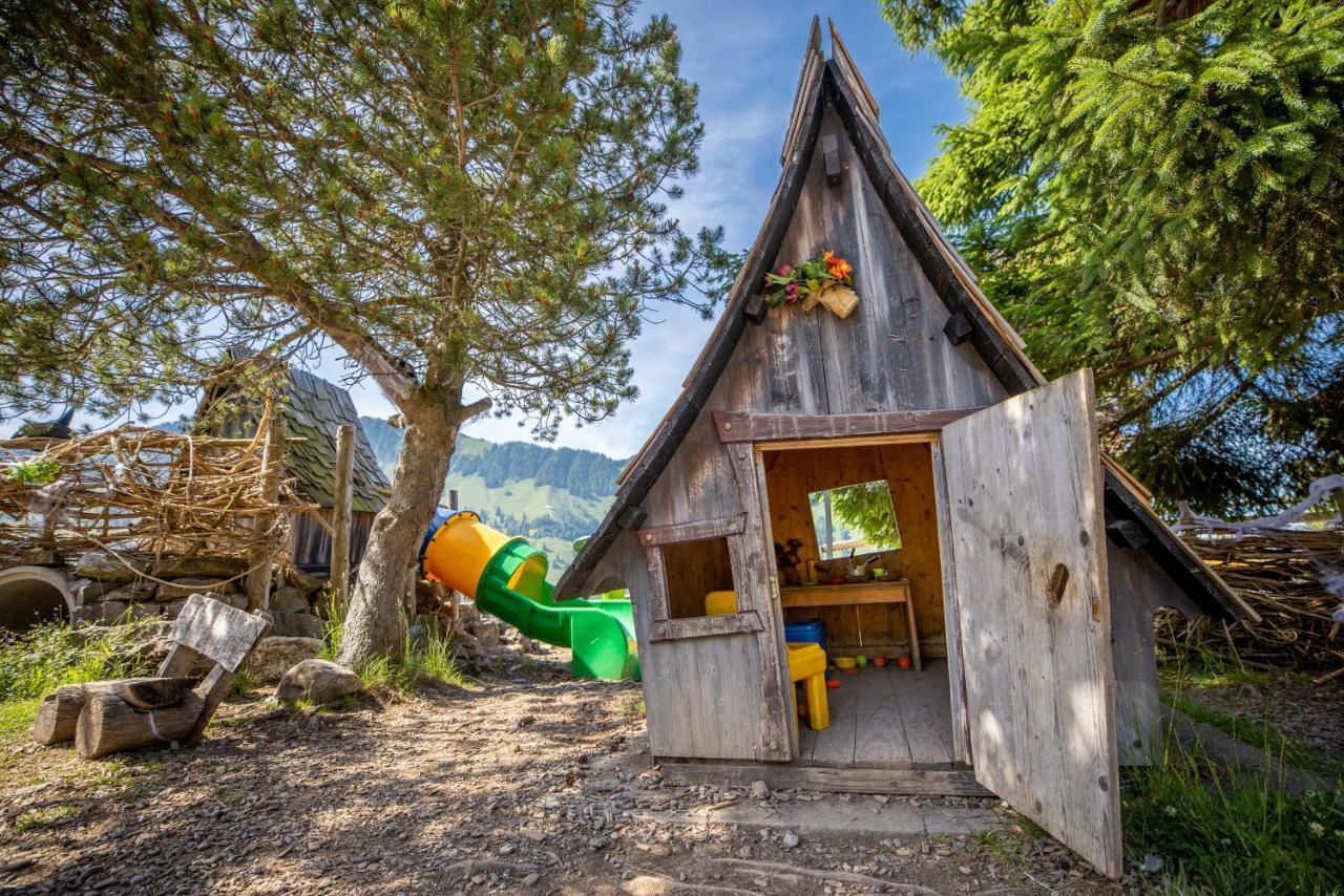 The Swiss Paradise 2 Apartment With Garden, Whirlpool, And Mountain Panorama Wirzweli Bagian luar foto