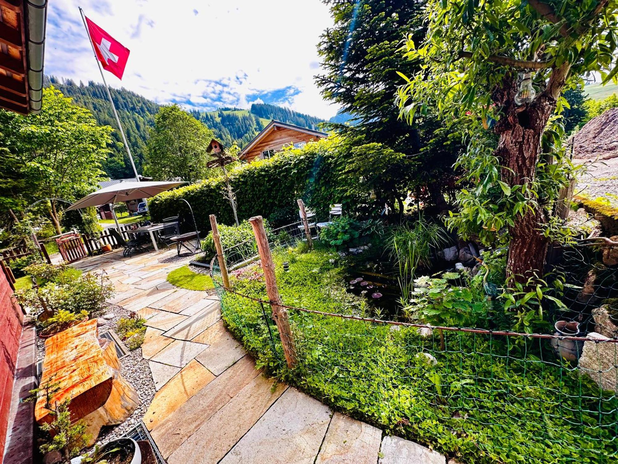 The Swiss Paradise 2 Apartment With Garden, Whirlpool, And Mountain Panorama Wirzweli Bagian luar foto