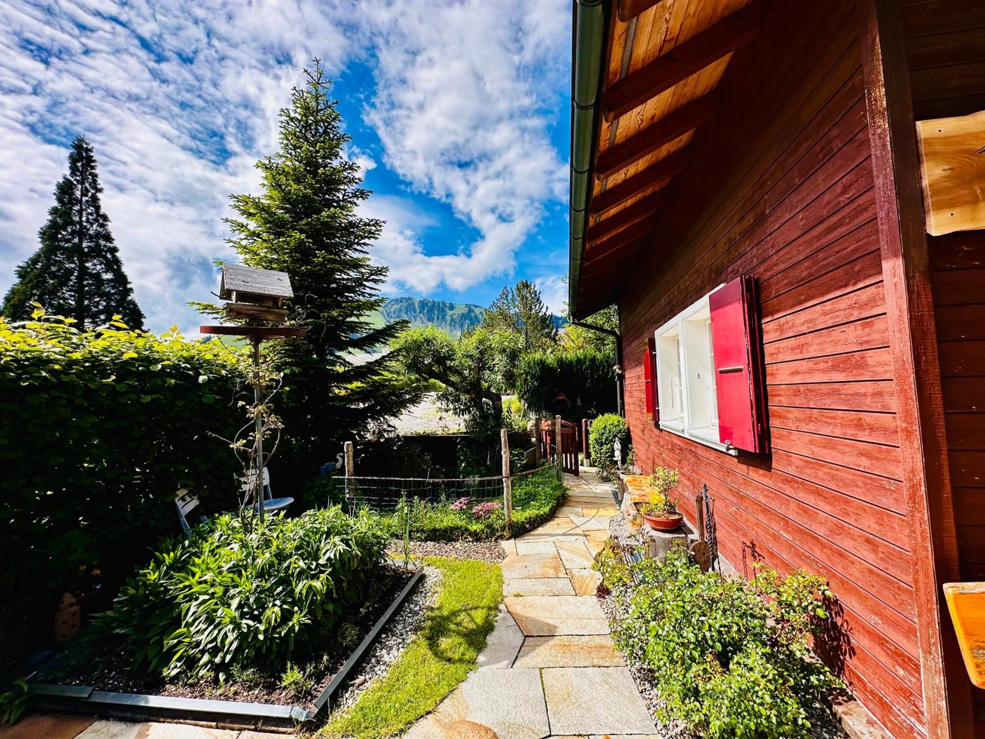 The Swiss Paradise 2 Apartment With Garden, Whirlpool, And Mountain Panorama Wirzweli Bagian luar foto